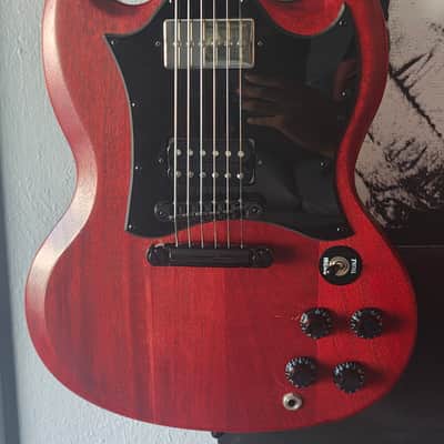 2012 Gibson SG Special Baritone Setup Faded - Worn Cherry image 2