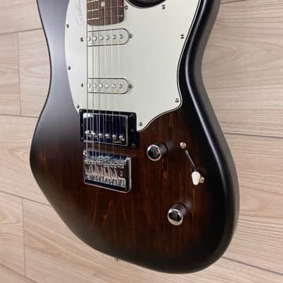 Godin Session HT Electric Guitar Bourbon Burst RN image 2