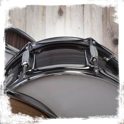 Griffin Snare Drum - 14" x 5 - 5" Poplar Wood Shell with Zebra PVC Glossy Finish Percussion Musical Instrument with Drummers Key image 9