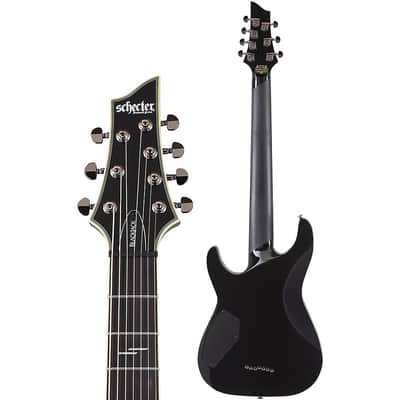 Schecter Guitar Research C-7 Blackjack 7-String Electric Guitar Regular Gloss Black image 4