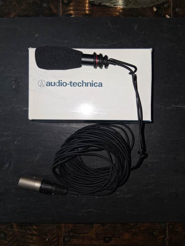 Audio-Technica PRO45 Cardioid Condenser Hanging Microphone 2010s - Black image 1