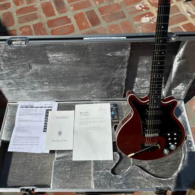 K’s Guitar Works Brian May Red Special 2007 - Red image 10