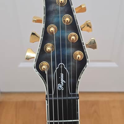 Mayones Regius 7 2019 - Galaxy Eye Blue Burst image 4