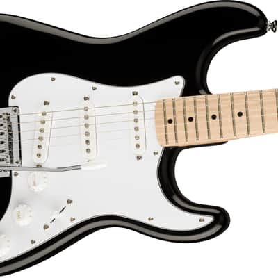 Affinity Series® Stratocaster®, Maple Fingerboard, White Pickguard, Black image 4