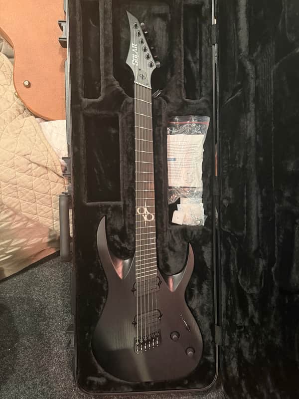 Solar Guitars A1.6 BOP FF 2024-ish - Satin black open pore image 1