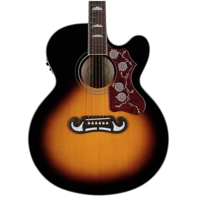 Epiphone J-200 Studio EC, Vintage Sunburst, with Gig Bag image 3