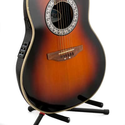 1989 Ovation Celebrity CC 157 in Sunburst electro-acoustic guitar image 6