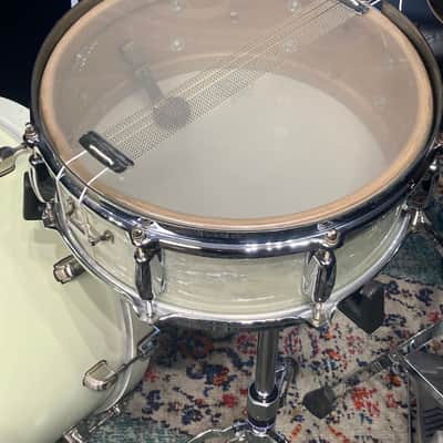 Slingerland - 1960s 5x14" White Marine Snare Drum. #140 , 8-Lug 3-Ply image 14