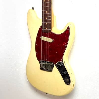 Fender Musicmaster II Caly Dot 1964 - Olympic White image 2