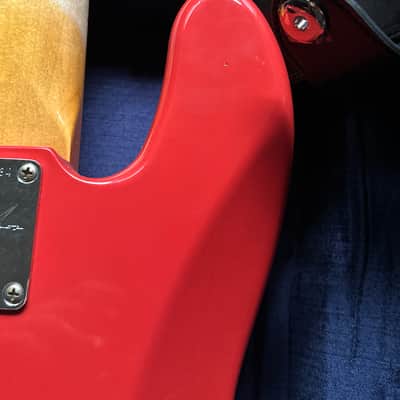 Immagine 2024 Fender Custom Shop 1963 Jazz Bass Journeyman Relic Fiesta Red Mint - 13