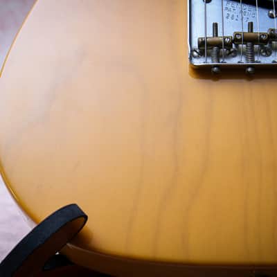 FENDER USA American 52' Vintage Reissue Telecaster "Butterscotch Blonde + Maple" (2003) image 20