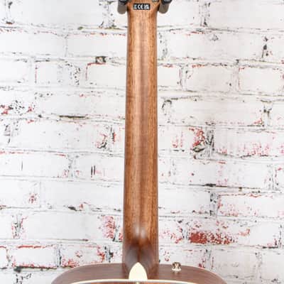 Fender - Paramount PD-220E Dreadnought Acoustic/Electric Solid Mahogany Aged Congac Burst w/ Hardshell Case - USED image 9