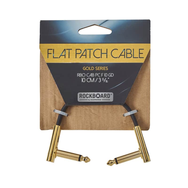 RockBoard GOLD Flat Patch Cable 10 cm image 1