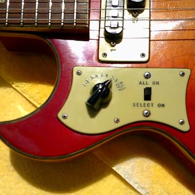 Barney Kessel*Vintage 1960's Norma / Teisco👑Semi-Hollow electric guitar*made-in-Japan image 7