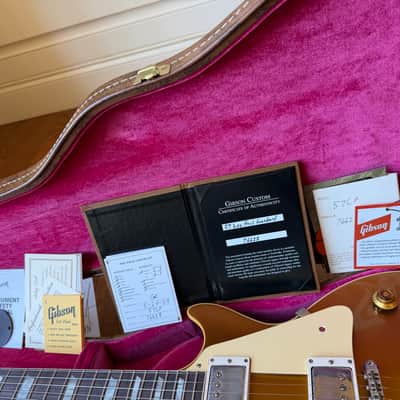 2026 Gibson Custom Shop Les Paul Standard ‘57 Reissue R7 Dark Back VOS - Gold Top image 20