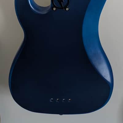 Wide Load PJ Bass - Satin Navy Burst - EMG Geezer Butler - Black Walnut Neck image 5