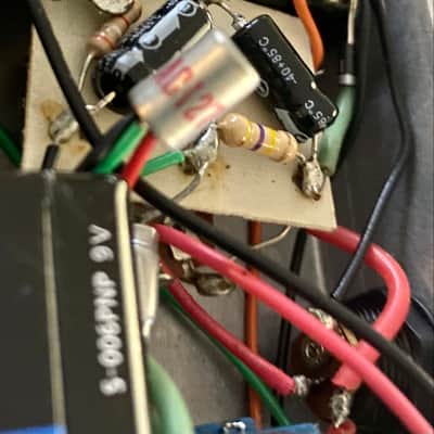 JMI treble booster ? gray hammered image 6
