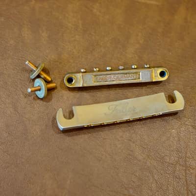 Faber Bridge and Tailpiece Aged Gold image 2