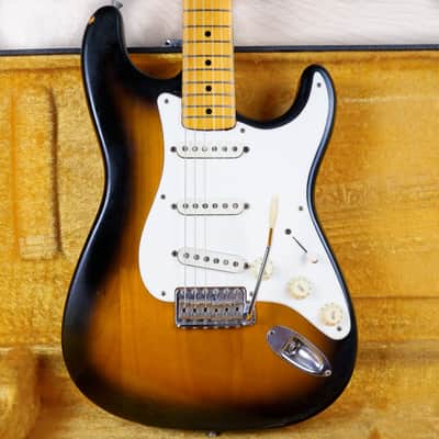 Fender ST57-900 (ST57-115) '57 Stratocaster Reissue MIJ 1991 Tobacco Sunburst Lacquer Finish USA Pickups Made in Japan Vintage w/ Hard Case image 1