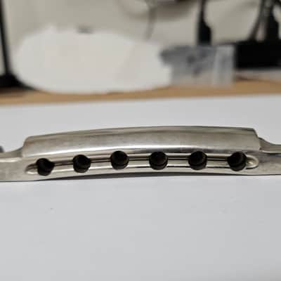 Gibson Vintage 1950's Nickel Stop Tailpiece 1956 1957 1958 1960 Les Paul ES image 4