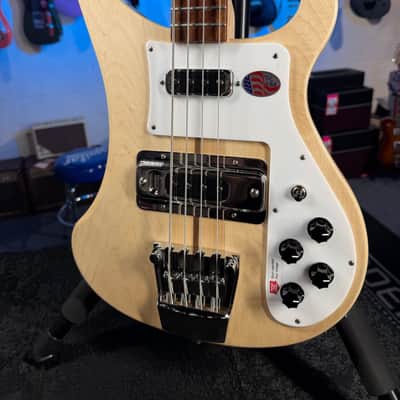 New Rickenbacker 4003SMG Mapleglo 4-String Bass 4003S w/ RIC Case, Ath Dlr 698 image 2
