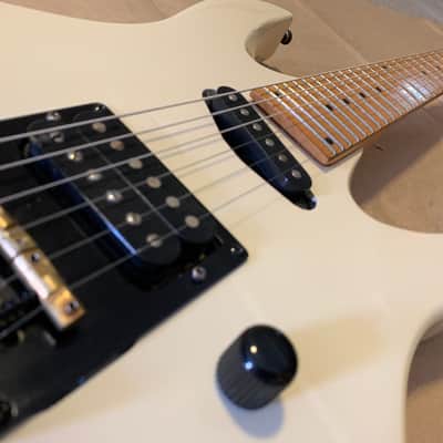 Yamaha RGZ211M White 90s Made in Taiwan //modded with tele type bridge//. image 4