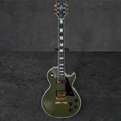 2026 Gibson Custom Shop Les Paul Custom VOS – Olive Drab w/ Gold Hardware image 7