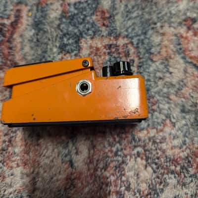 1979 Boss DS-1 Distortion (Black Label, Long Dash, Silver Screw) - Orange image 2