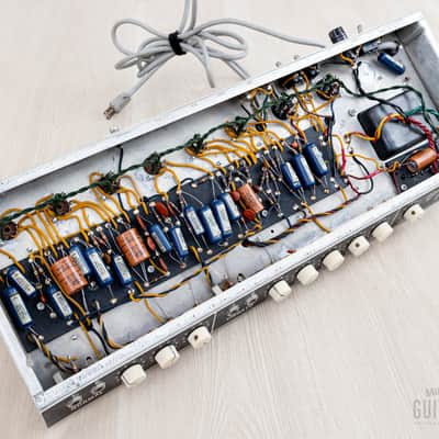 1963 Fender Bandmaster Vintage Pre-CBS Tube Amp Blonde w/ 2x12 Cab, Oxford 12L6 image 14