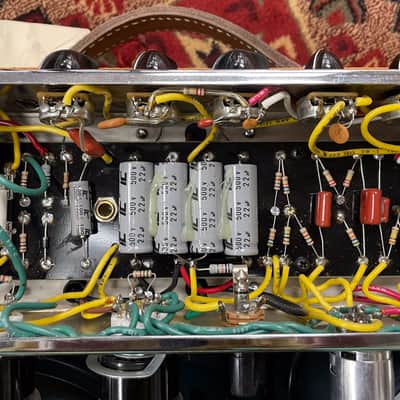2004 Fender 5E8-A '57 Twin-Amp Tweed 2x12" 40w Combo Amp image 16