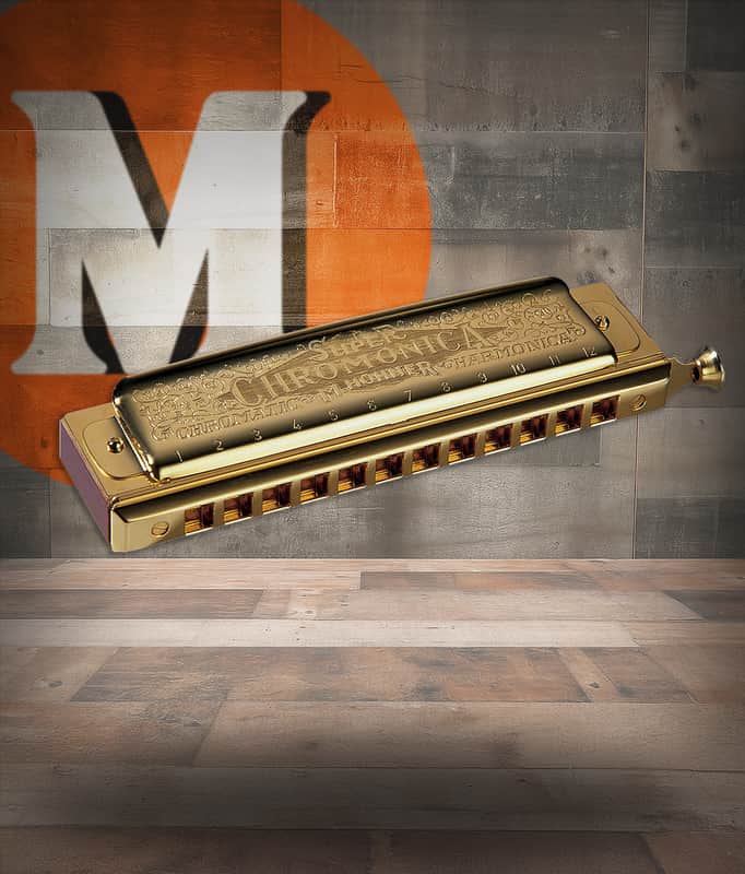 Hohner Super Chromonica Gold Key Of C (270GOLD) image 1