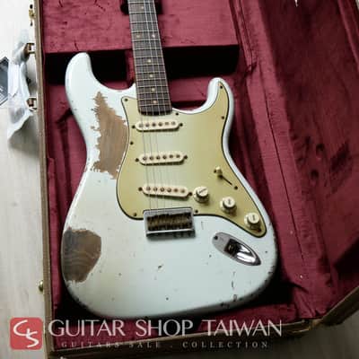 Fender Custom Shop John Cruz 1959 Hardtail Stratocaster Heavy Relic-Sonic Blue image 5
