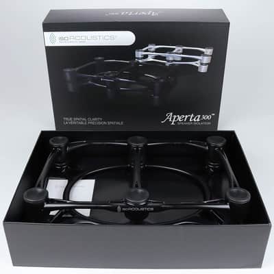 IsoAcoustics Aperta Series Isolation Speaker Stands with Tilt Adjustment: Aperta300 (11.8" x 7.9") Black (Single) image 7