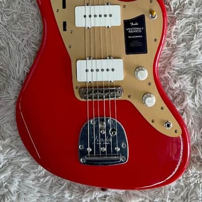 Mint Fender Vintera II Road Worn '50s Jazzmaster, Rosewood Fingerboard, Fiesta Red image 3