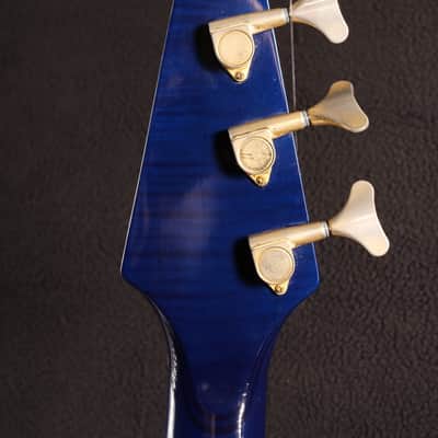 Alembic Elan 4-String PJ Bass 1989 - Royal Blue Gloss image 12