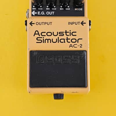 Boss AC-2 Acoustic Simulator (Silver Label) 1997 - 2006 - Yellow image 1