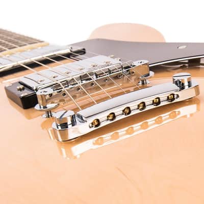 Vintage Reissue Series, Semi Hollow VSA500MP Set neck w/Offset heel, Twin HB, Natural Maple Gloss image 8
