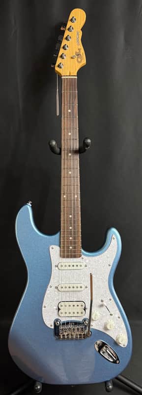 G&L Tribute Legacy HSS Electric Guitar Lake Placid Blue Finish image 1