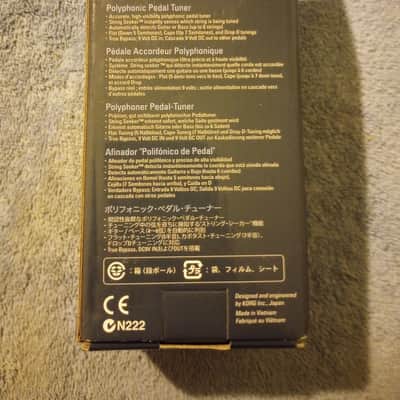 [NOS/NIB] Korg PB-01 Pitchblack Chromatic Guitar/Bass Tuning Pedal; w/Original Box & Paperwork image 4