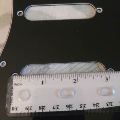 Strat Style Pickguard (Black) (S-S-S) for Electric Guitars image 6