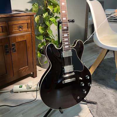 Gibson ES-335 60s (Dark Walnut) + 2 Maestro Pedale & Koffer Bild 6