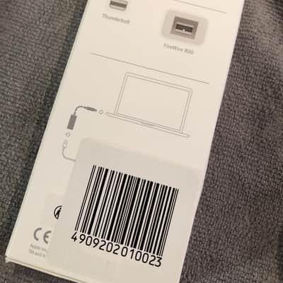 Apple Thunderbolt to FireWire Adapter Cable A1463 image 2