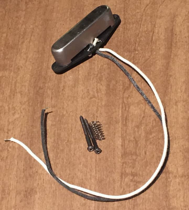 Slick Tele Neck Pickup Fullerton Lead Custom Nickel Cover Aged Relic Cloth Wires image 1