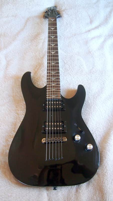 Schecter C-1 Artist III Black W/ Duncans Electric Guitar image 1