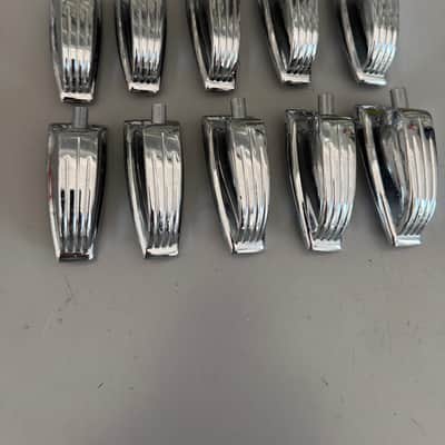 Set of (10) Vintage Ludwig Large Classic Lugs...Bass and Toms, Remarkably Clean! image 1