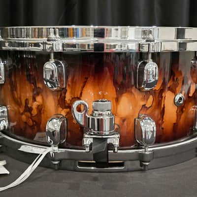 Tama New never played! 14 x 6.5" Walnut/ Birch snare drum 2025 - Molten Brown Burst image 4