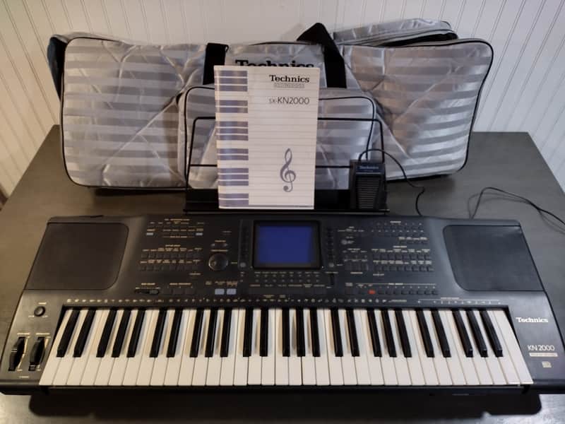 Technics KN2000 w/ carry case, manual, pedal | Reverb