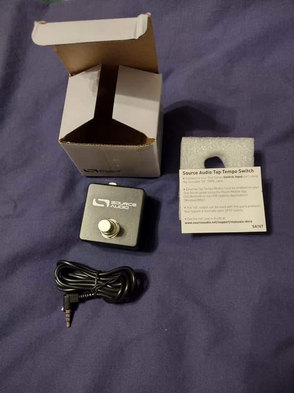 Source Audio SA167 Tap Tempo Footswitch 2010s - Black image 1