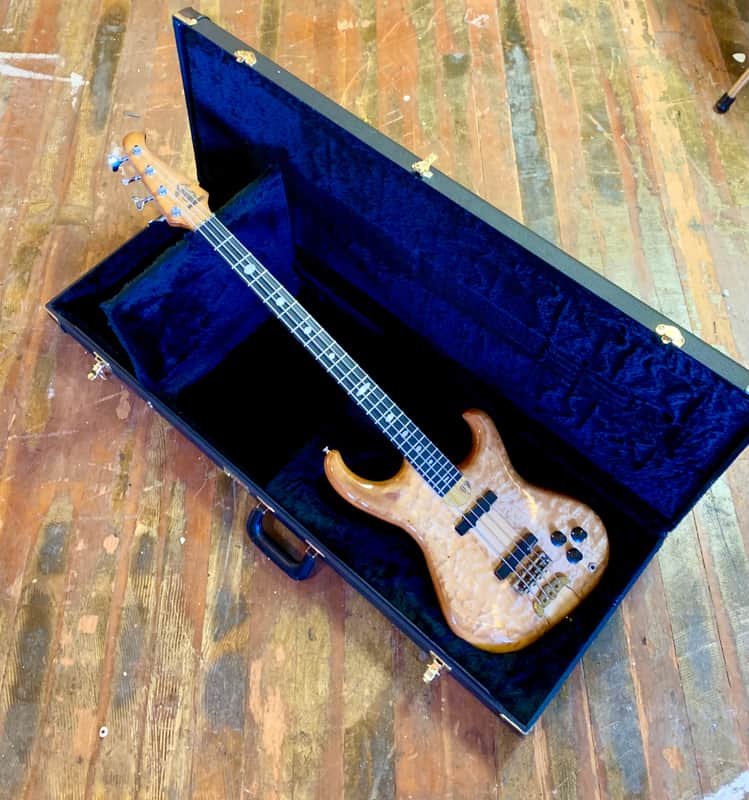 Alembic Elan 4 1988 Quilted maple original vintage USA neck thru Birdseye IV jazz image 1
