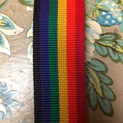 Ernie Ball Polypro Guitar Straps-Rainbow image 1